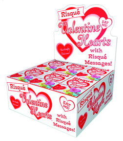 Little Genie Risque Valentine's Day Boxed Candy - Multi-Color Valentine's Hearts