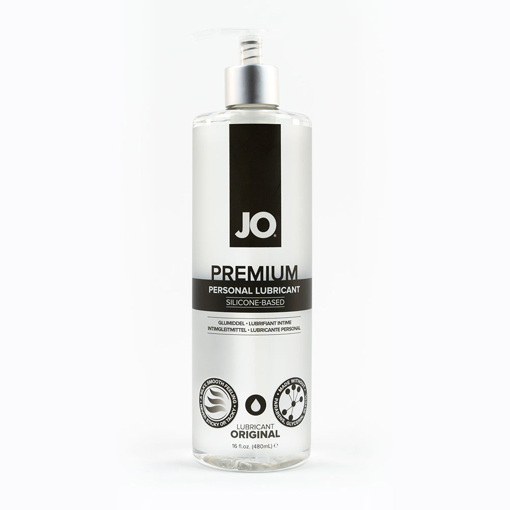 JO Premium Original Silicone-Based Lubricant 16 oz - Clear