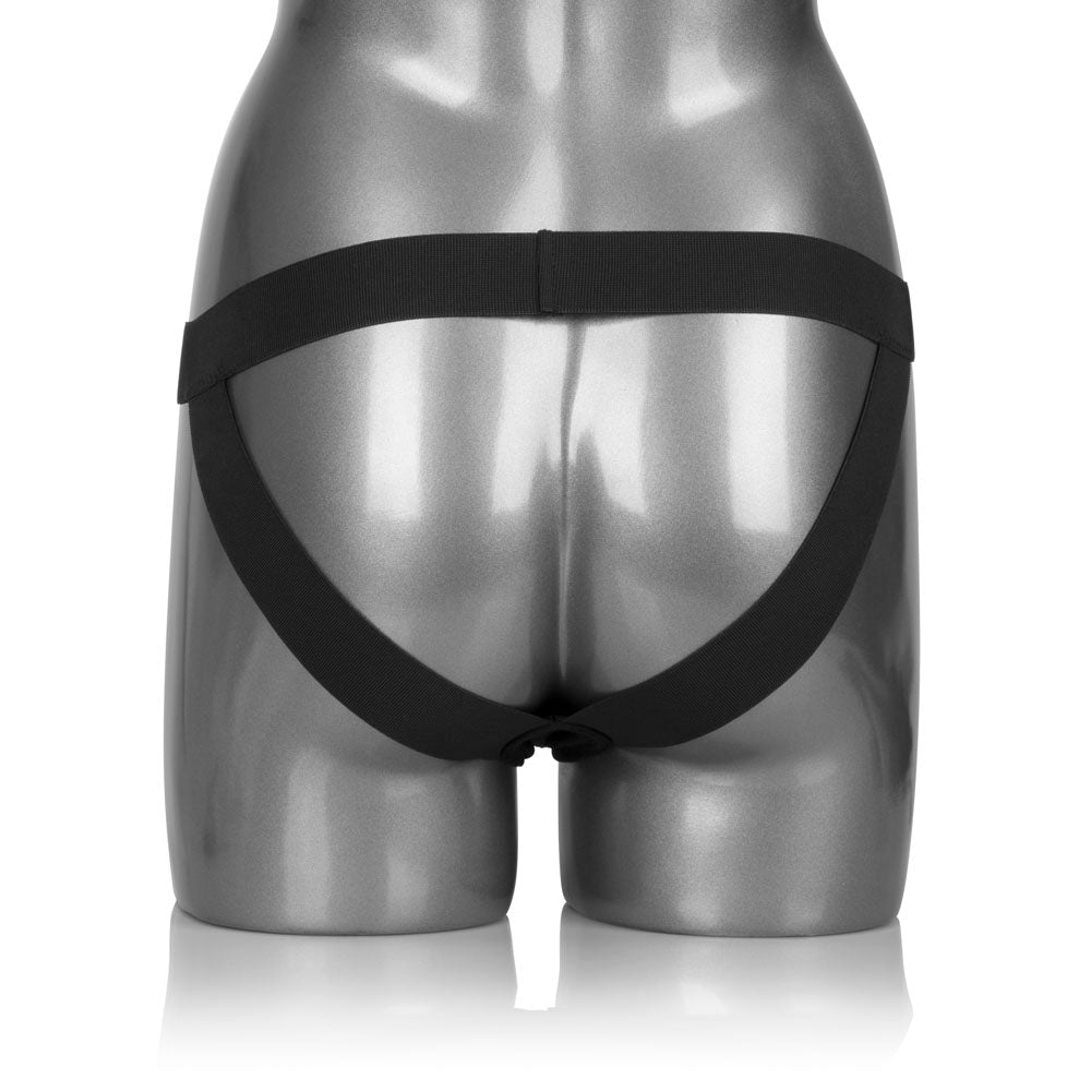 Packer Gear Jock Strap XL/2XL - Black - Ultra-Soft Harness with Internal Probe Straps