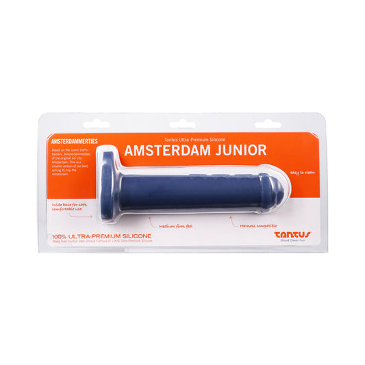 Tantus Amsterdam Junior Dildo – Super Sized, Ocean Blue