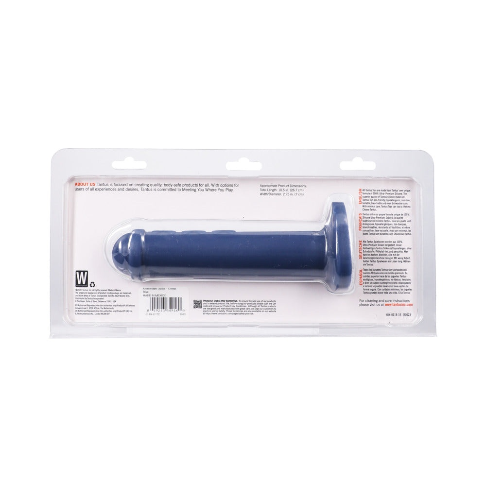 Tantus Amsterdam Junior Dildo – Super Sized, Ocean Blue