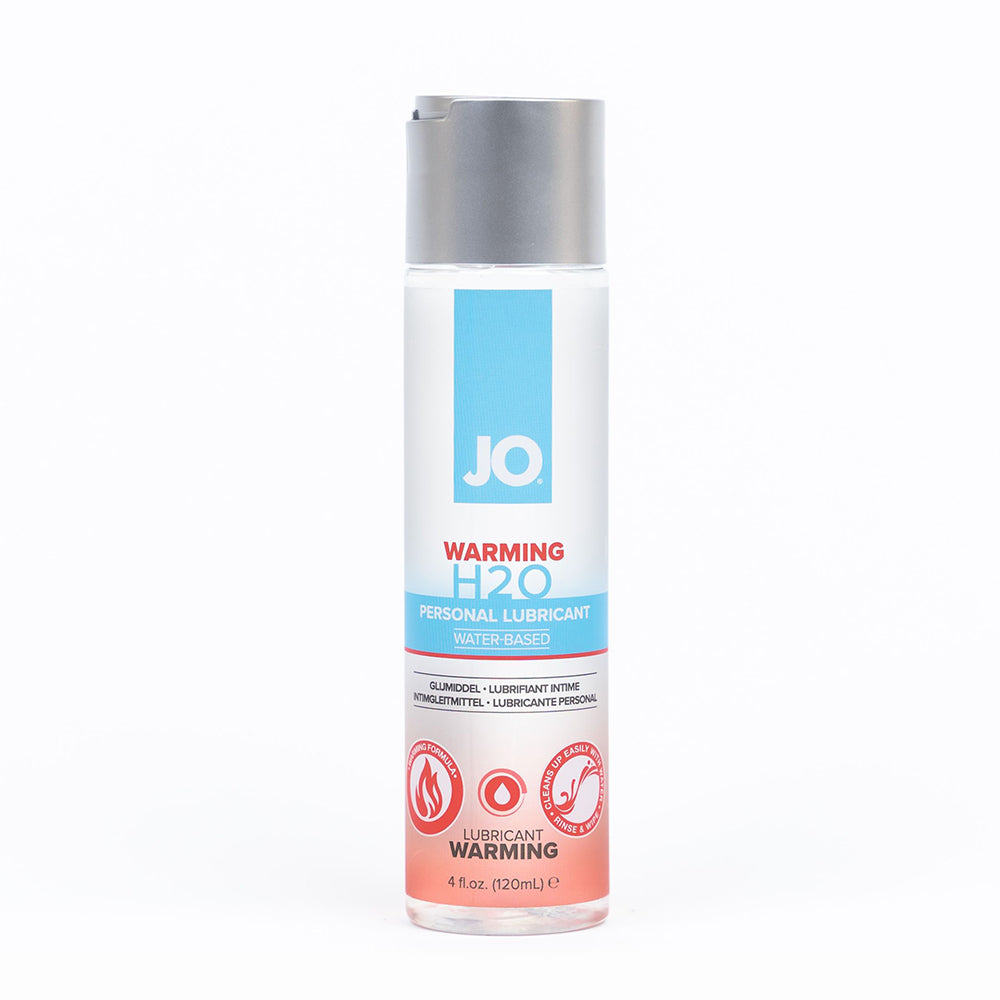 System JO H2O Warming Water-Based Lubricant 4 oz - Clear