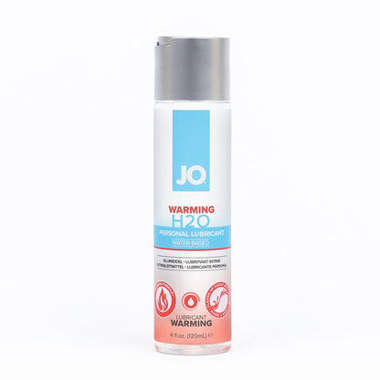 System JO H2O Warming Water-Based Lubricant 4 oz - Clear