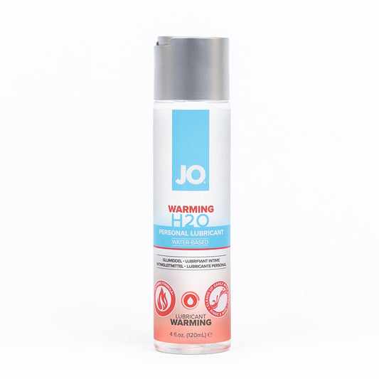 System JO H2O Warming Water-Based Lubricant 4 oz - Clear