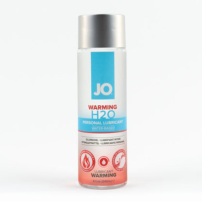 JO H2O Warming Water-Based Lubricant 8 oz – Clear – Gentle Warming Sensation