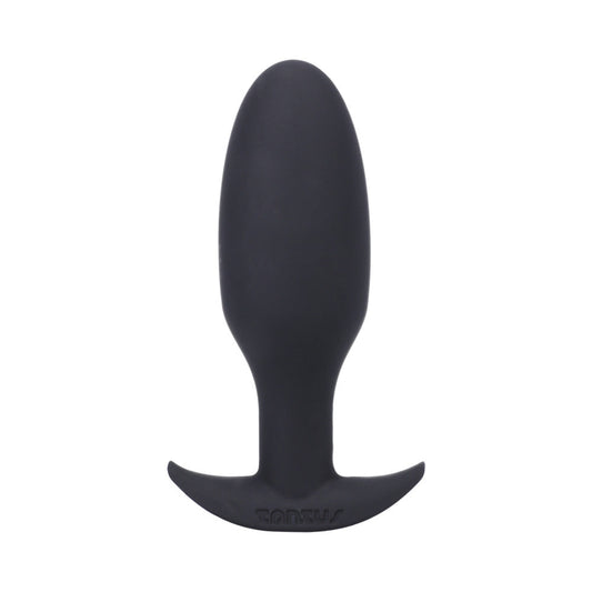 Tantus Ryder Plug Anal Toy - Black - Intermediate Size
