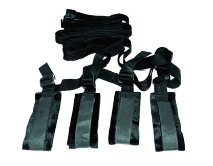 Sportsheets Sex and Mischief Bed Bondage Restraint Kit – Black