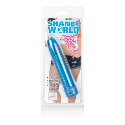 Shane's World Sparkle Vibes Multi-Speed Vibrator – Blue