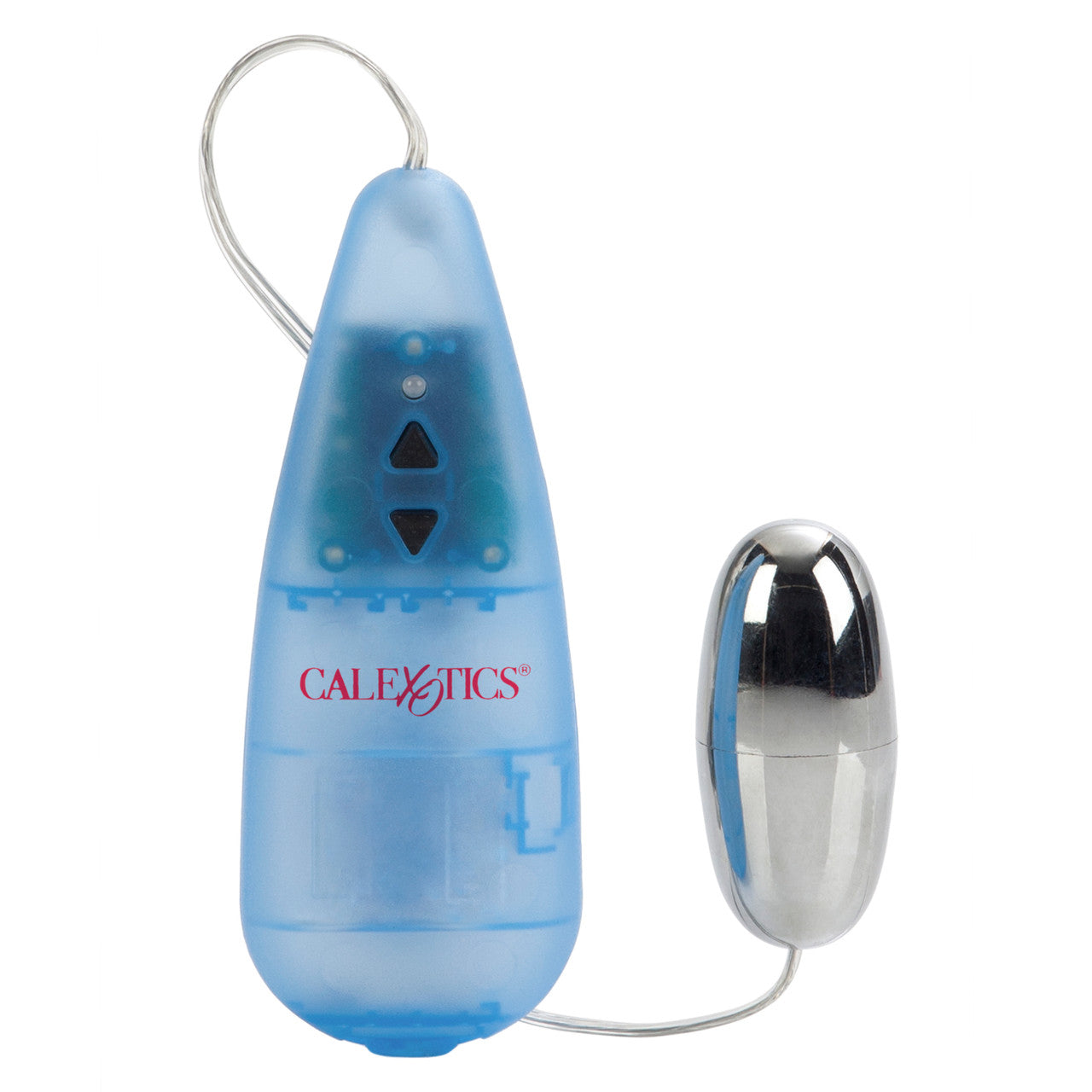 CalExotics Pocket Exotics Impulse Silver Bullet Personal Massager - Blue