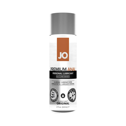 JO Premium Anal Silicone-Based Lubricant 2 oz – Clear