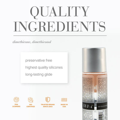 JO Premium Anal Silicone-Based Lubricant 2 oz – Clear