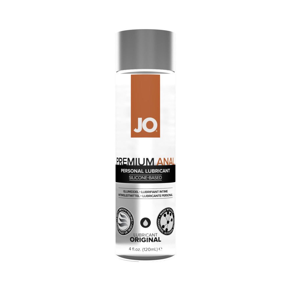 JO Premium Anal Silicone-Based Lubricant 4 oz – Clear