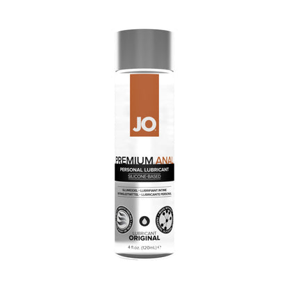JO Premium Anal Silicone-Based Lubricant 4 oz – Clear