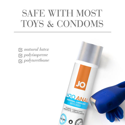 JO H2O Anal Original Water-Based Lubricant 2 oz – Clear