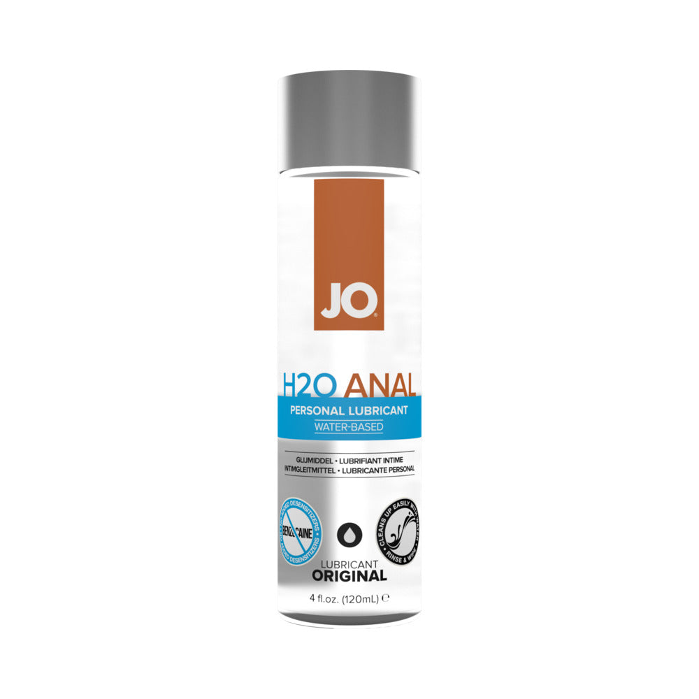 System JO H2O Anal Original Water-Based Lubricant – Clear – 4 oz