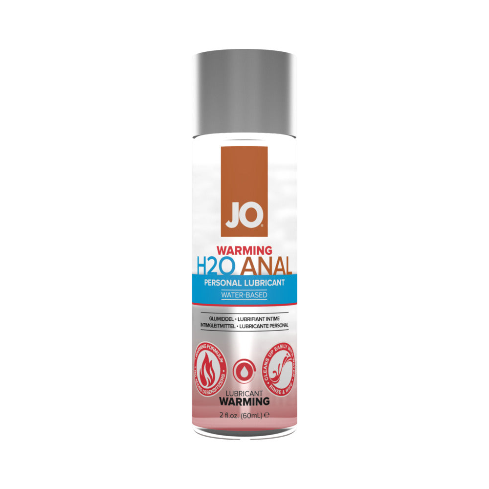 System JO H2O Anal Warming Water-Based Lubricant - Clear - 2 oz