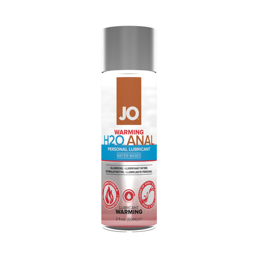 System JO H2O Anal Warming Water-Based Lubricant - Clear - 2 oz