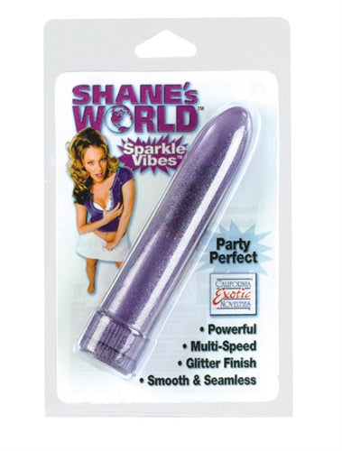 Shane's World Sparkle Vibes - Purple Multi-Speed Vibrator