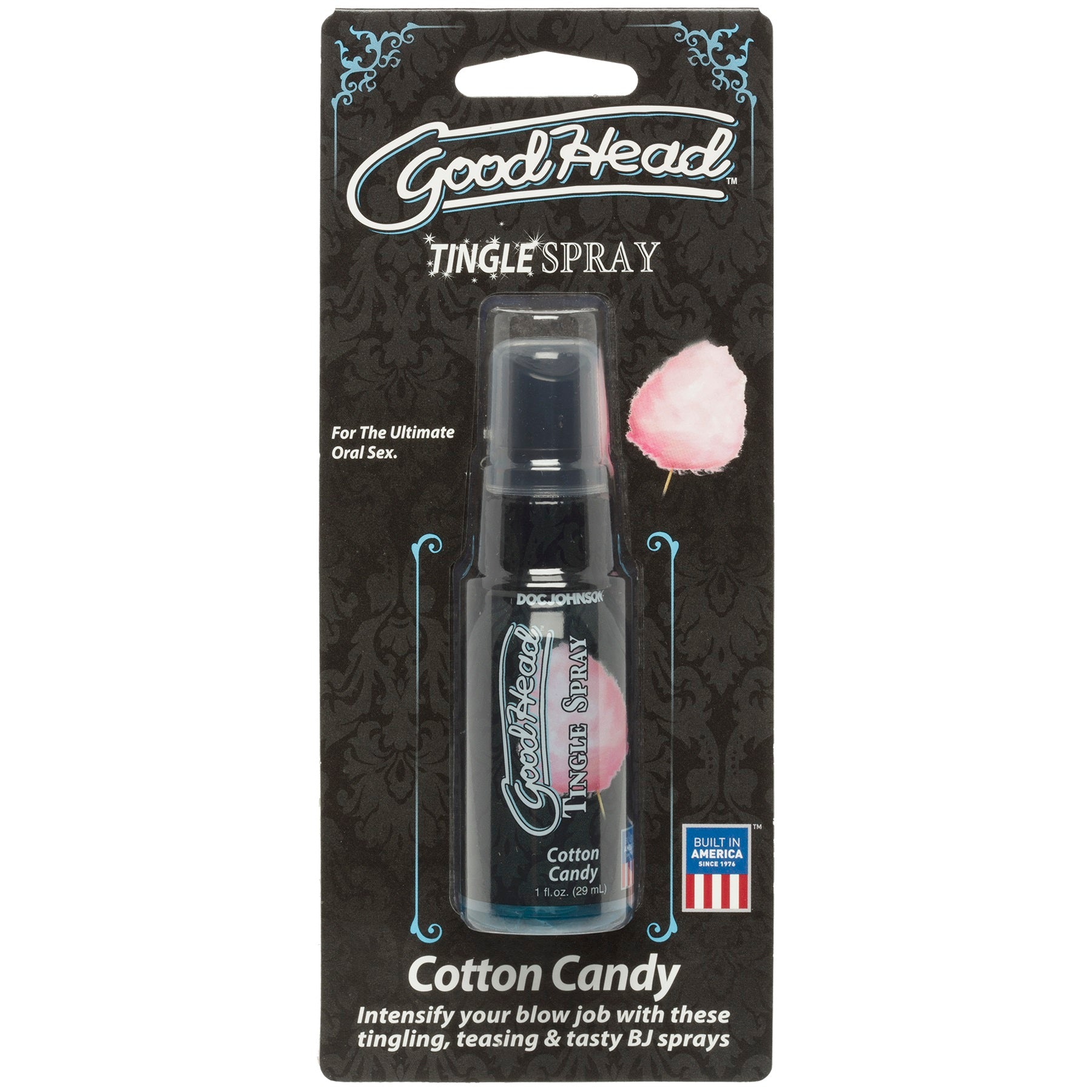 Doc Johnson Goodhead Tingle Spray - Cotton Candy Flavor - 1 Fl. Oz.