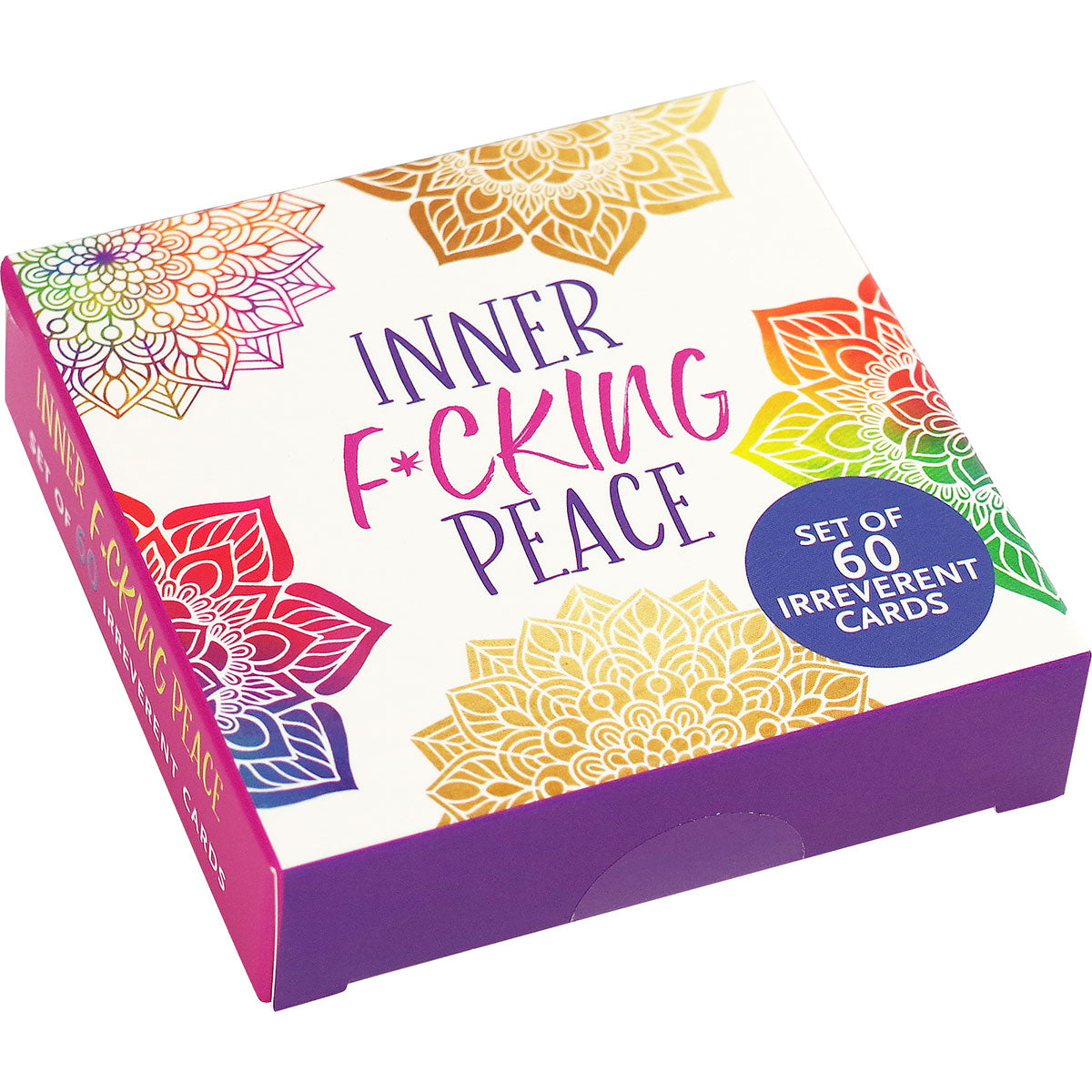 Peter Pauper Press Inner Fucking Peace Cards Set of 60 – Colorful Affirmation Cards