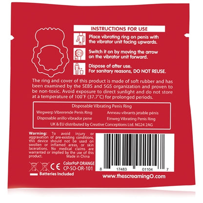 Screaming O Quickie Vibrating Ring – Orange