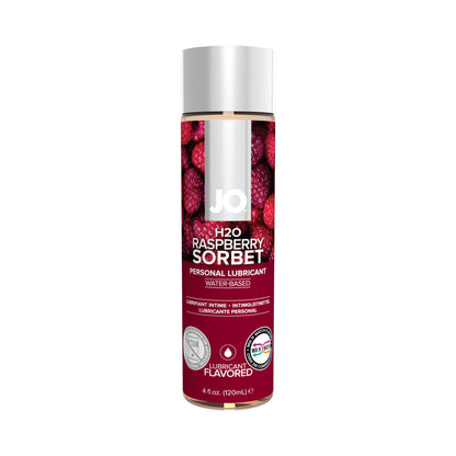 JO H2O Raspberry Sorbet Flavored Water-Based Lubricant - 4 oz