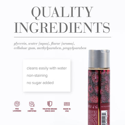 JO H2O Raspberry Sorbet Flavored Water-Based Lubricant - 4 oz
