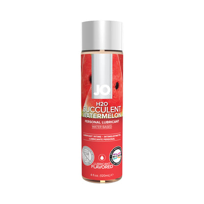 JO H2O Succulent Watermelon Flavored Water-Based Lubricant 4 oz