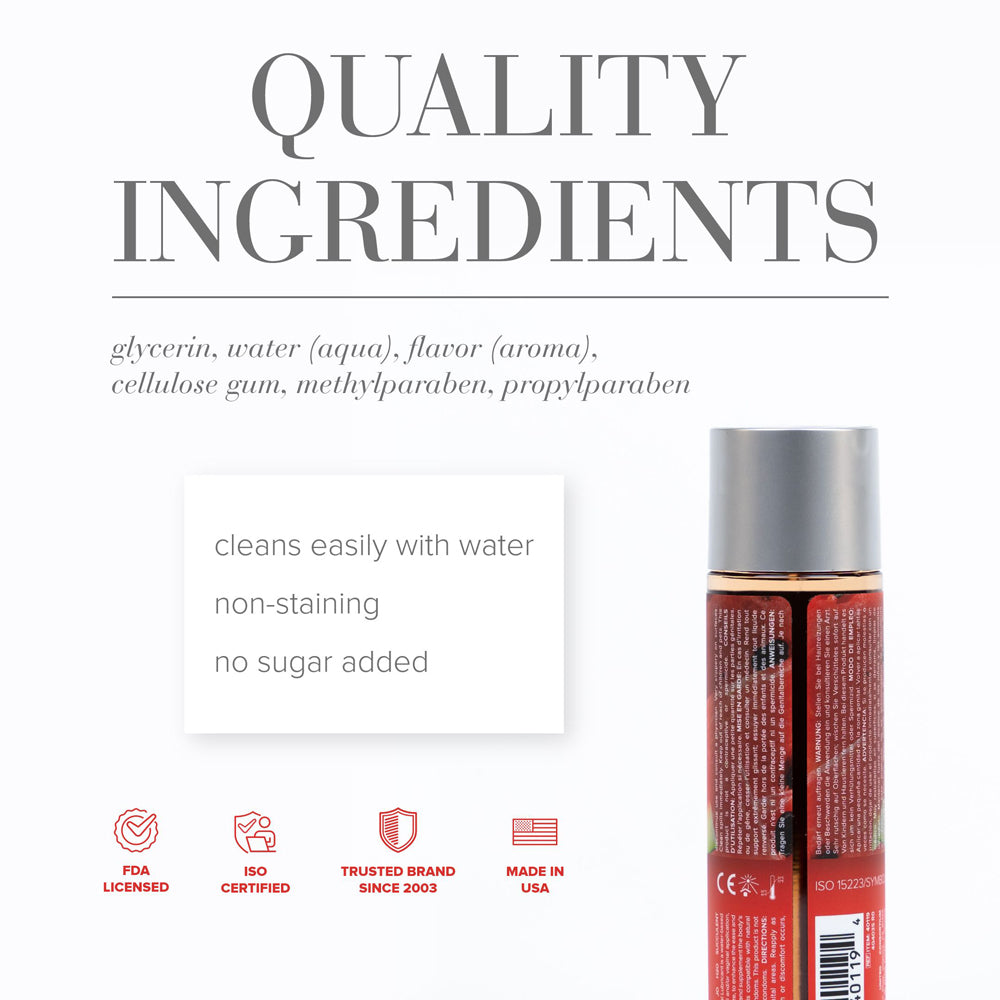 JO H2O Succulent Watermelon Flavored Water-Based Lubricant 4 oz