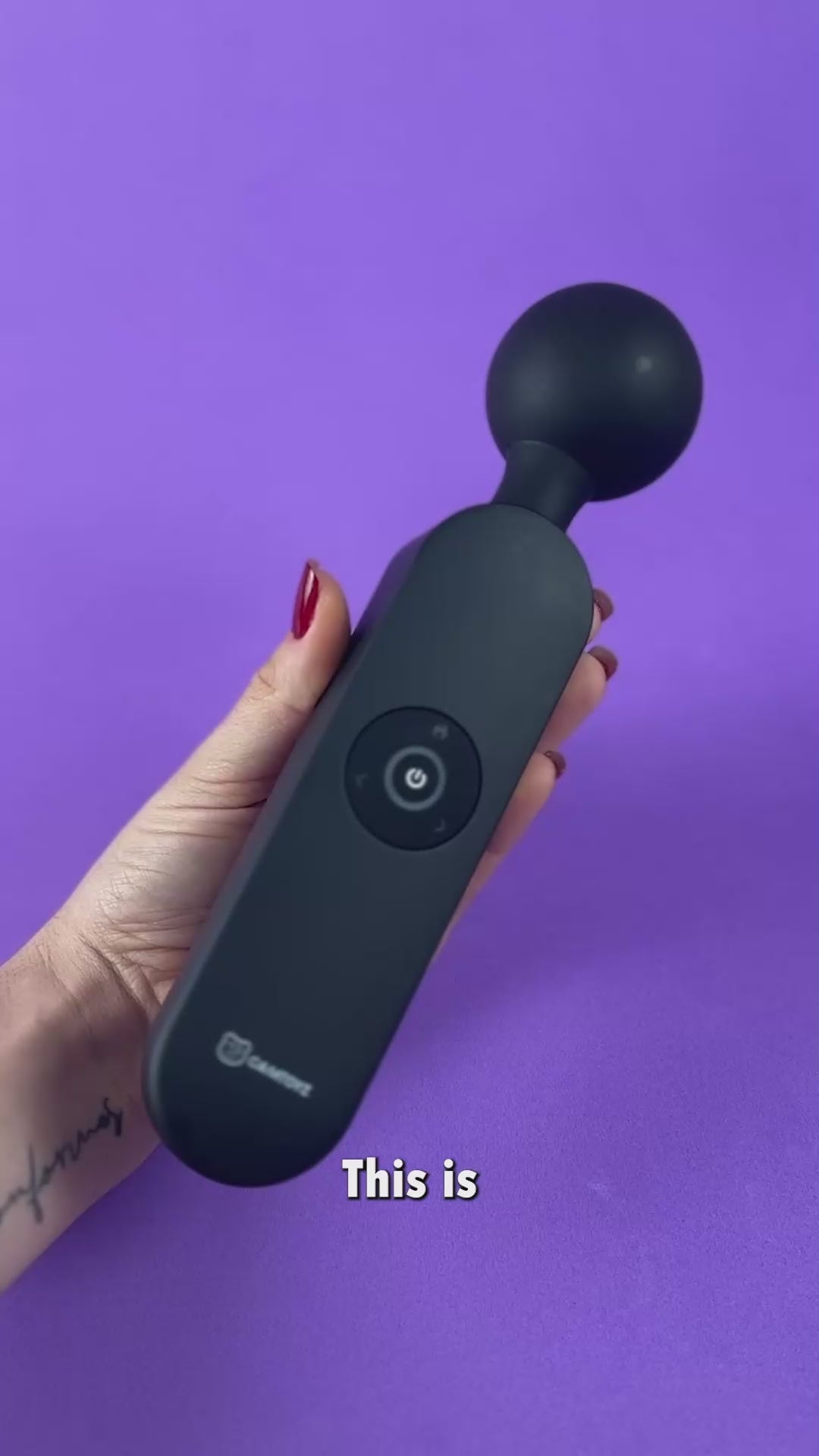 Camtoyz Majestic Tamina Vibrator – Black – Silicone