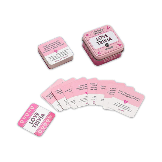 After Dinner Amusements Love Trivia Game – 50 Questions about Love and Romance