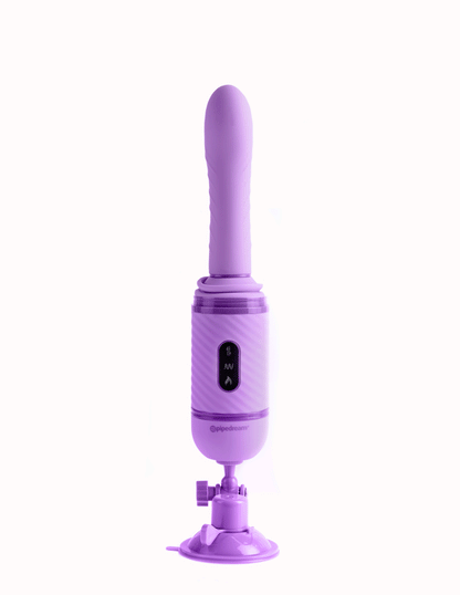 Pipedream Fantasy for Her Love Thrust-Her Thrusting Warming Vibrator - Purple