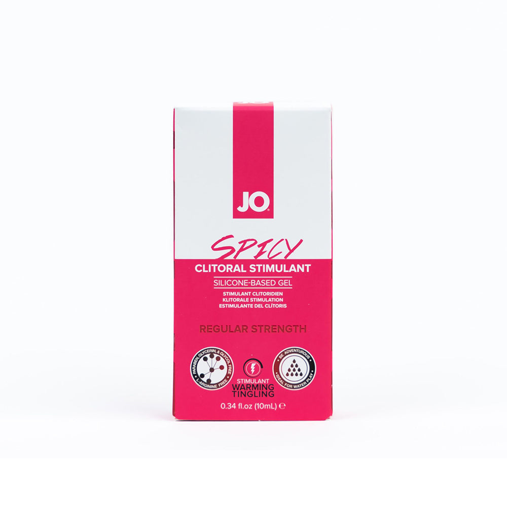 JO Spicy Clitoral Stimulant 0.34 oz – Clear Liquid with Cooling Effect