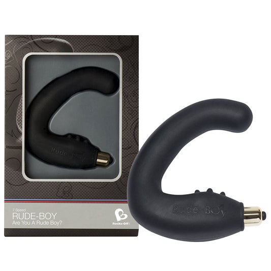 Rocks-Off Rude Boy Dual P Spot Stimulator – Black