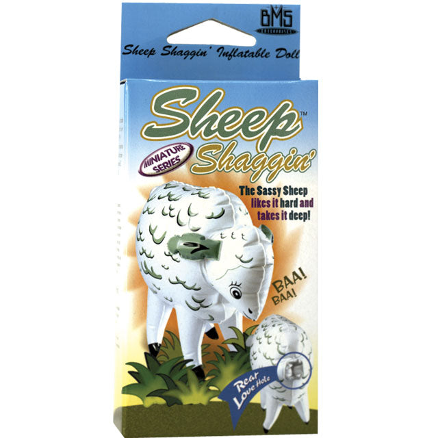 BMS Sheep Shaggin Inflatable Mini Sheep – White – One Love Hole