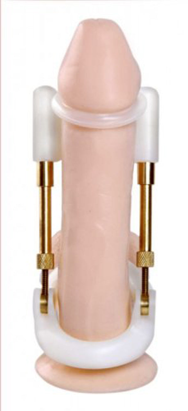 Size Matters Penis Aide – Traction Device for Length and Girth Enhancement – White