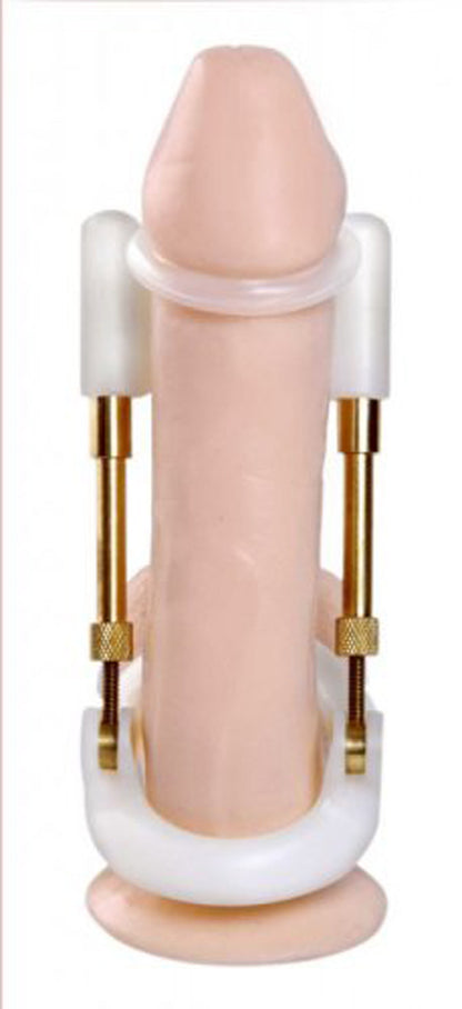 Size Matters Penis Aide – Traction Device for Length and Girth Enhancement – White