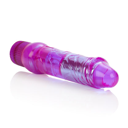CalExotics Waterproof Crystalessence Gyrating Penis - Purple - Multi-Speed Vibrating