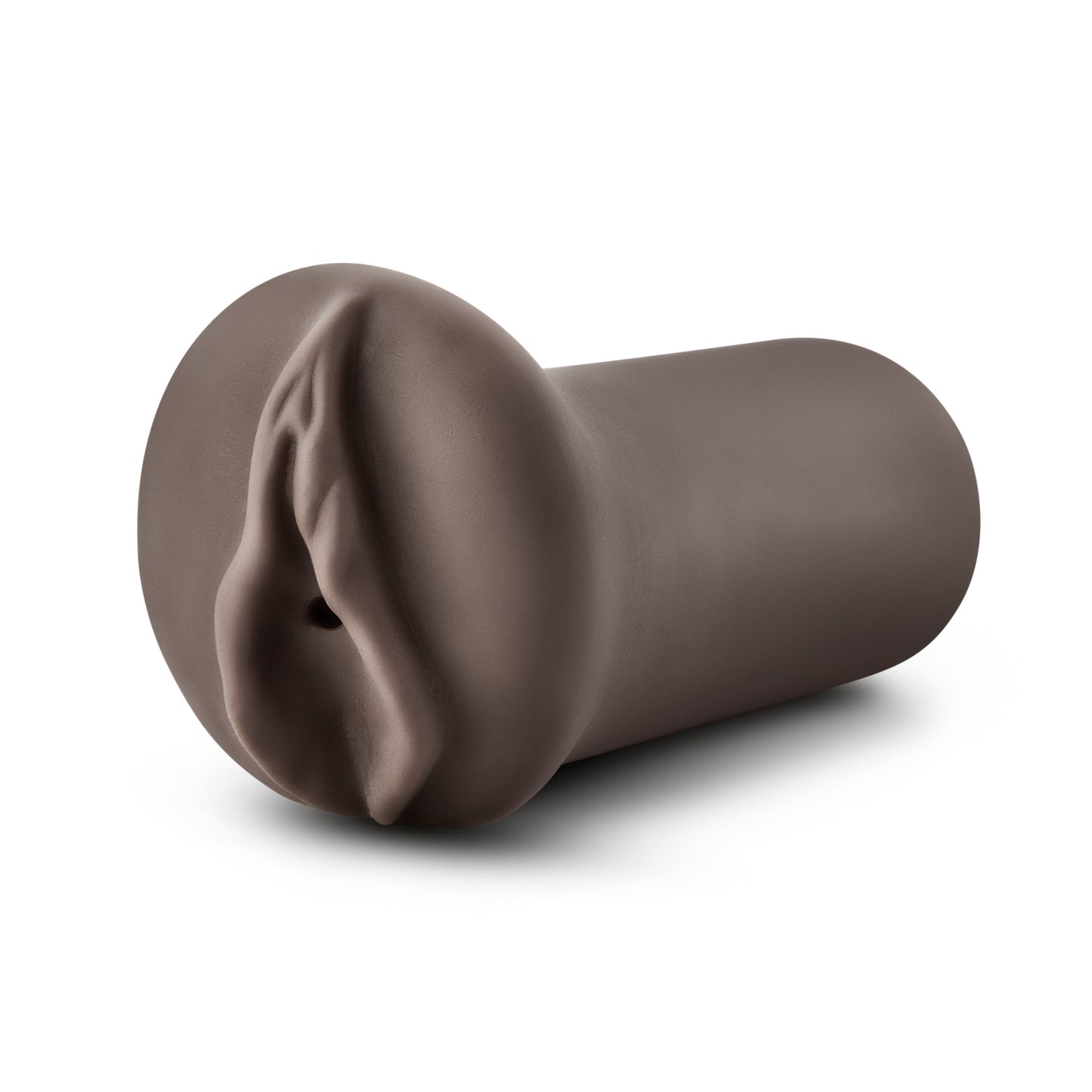 Blush Nicole's Kitty Stretchy Male Stroker with Ribbed Canal - Brown