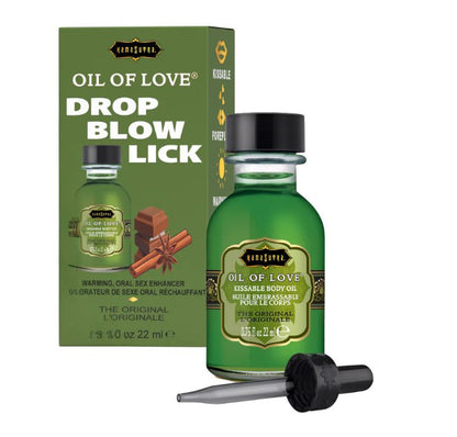Kama Sutra Oil of Love - Kissable Foreplay Oil - 0.75 Fl. Oz. / 22 ml - Original Scent