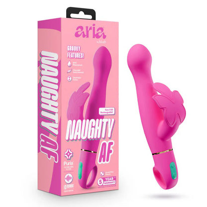 Blush Aria Naughty AF 2.0 Rechargeable Vibe - Plum