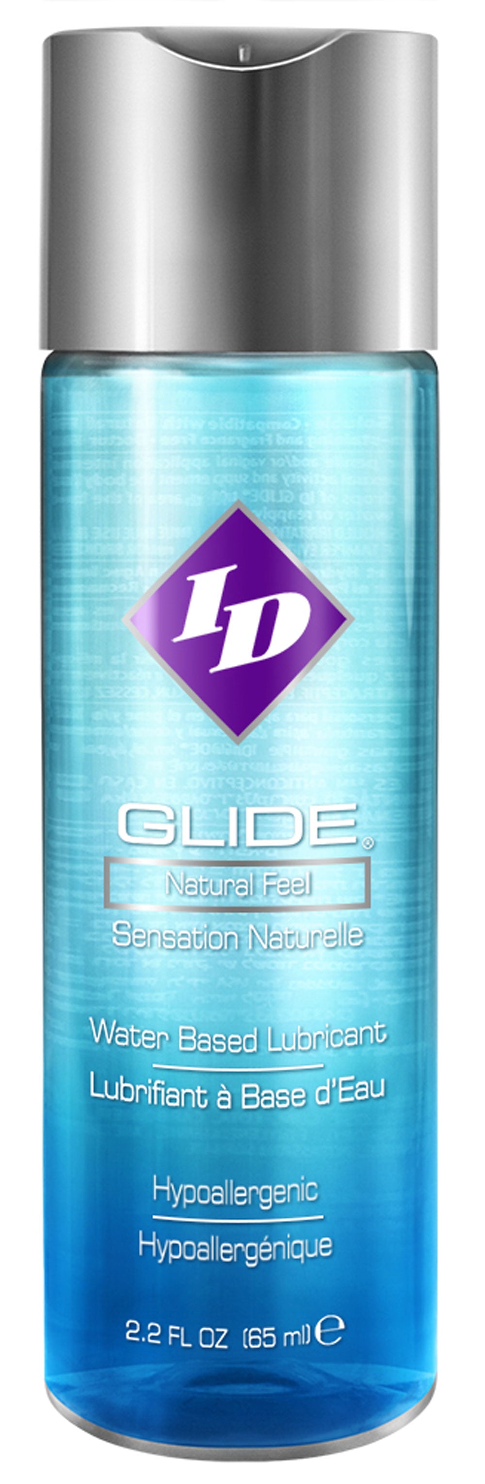I.D. Lubricants ID Glide Water-Based Lubricant 2.2 Fl Oz – Clear
