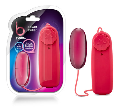 Blush B Yours Power Bullet Vibrator – Cerise – Multi-Speed Waterproof