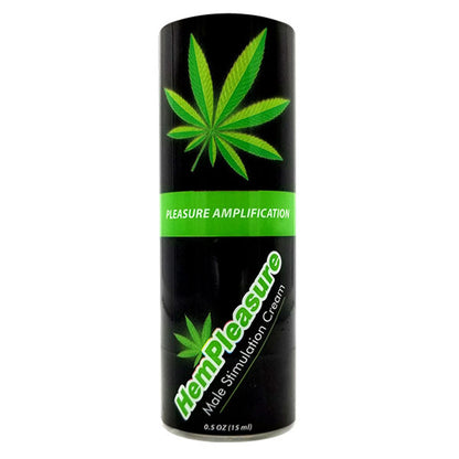 Body Action Hempleasure for Men Maximum Strength Arousal Cream 0.5 Oz – Infused with Hemp Seed Oil