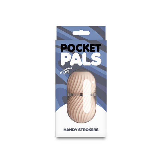 Pocket Pals Misty White Reversible TPE Stroker – White