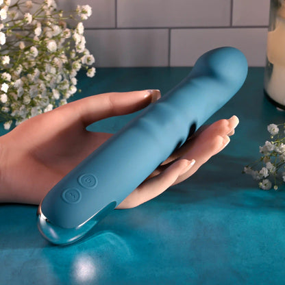 Evolved Novelties Queen of All Trades Vibrator – Blue – Multi-Function