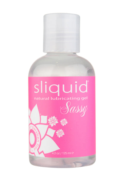 Sliquid Naturals Sassy Water-Based Anal Gel Lubricant – 4.2 Fl Oz