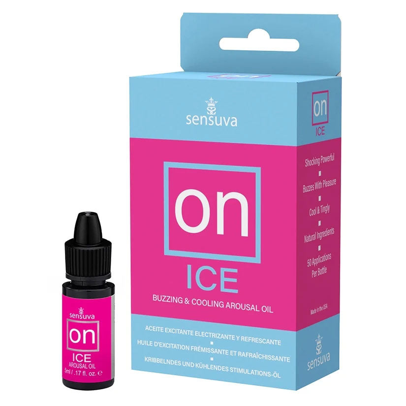 Sensuva On Ice Buzzing and Cooling Arousal Oil – 5ml