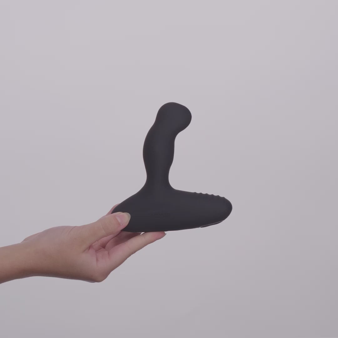 Nexus REVO INTENSE Prostate Massager – Black – Waterproof with Bi-Rotational Shaft