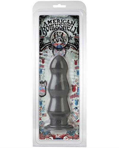 Doc Johnson American Bombshell B7 Tango – Triple Ripple Design Dildo – Black